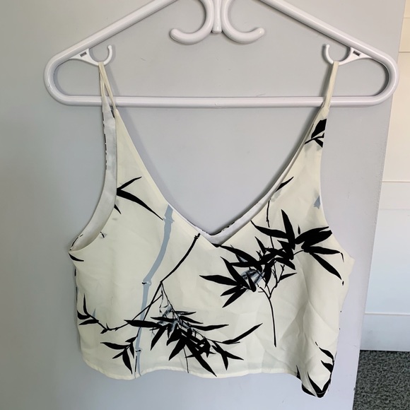 Topshop Palm Tree Crop Top (EUR 38, US 6)
